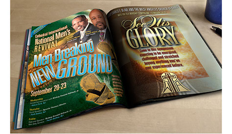 Jeffrey Olson Digit 7 Design Portfolio of Christian Ministry Outreach Designs in print and motion graphics | Digit7Design.com