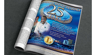 Jeffrey Olson Digit 7 Design Portfolio of Christian Ministry Outreach Designs in print and motion graphics | Digit7Design.com